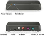Audique Oticon TV Adapter 3.0 - Compatible with Oticon Intent, Real, More, OPN, Engage, Siya, Xceed, Own, Zircon and Play PX Hearing Aids