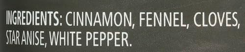 Frontier Co-op Five Spice Powder, 1.92 oz - Seasoning Mix of Cinnamon, Fennel Seed, Cloves, Star Anies, and White Pepper - For Chinese Inspired Entrées