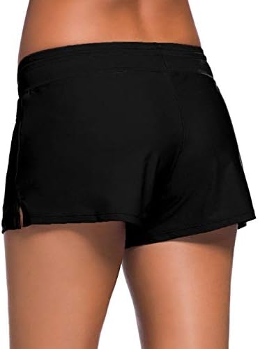 ChinFun Women's Board Shorts Swimswear Bottoms Tankini Swim Bathing Briefs Swimsuit Boardshorts Beach Trunks with Liner