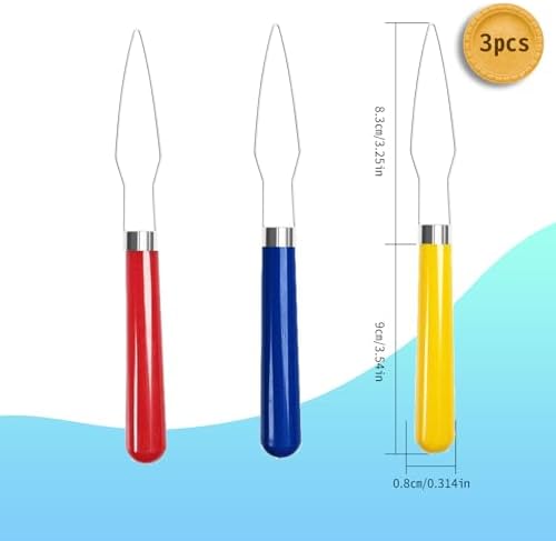 3 Pack Button Hook Tool for Seniors & Arthritic Hands - One Handed Button Assist Device with Comfort Grip Handle