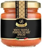 La Rustichella - White Truffle Pumpkin Creamy Spread - 100% Made in Italy | Gluten-Free, Cholesterol-Free (3,2 oz (90 gr))