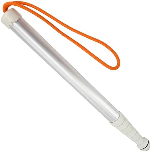 Walking Stick for Blind Telescopic Cane with Storage Bag, 49" Extented Anti Slip Shockproof Folding Reflective Retractable Telescoping Prop Gadgets Items for Seeing Eye Vision Visually Impaired People