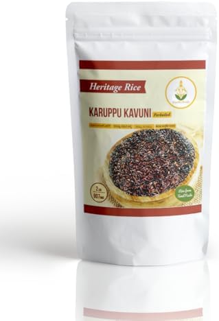 Shastha Herritage Rice - Karuppu Kavuni 2 Lbs (Pack of 1)