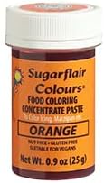 Sugarflair Food Coloring Concentrate Paste, 25 Grams Orange