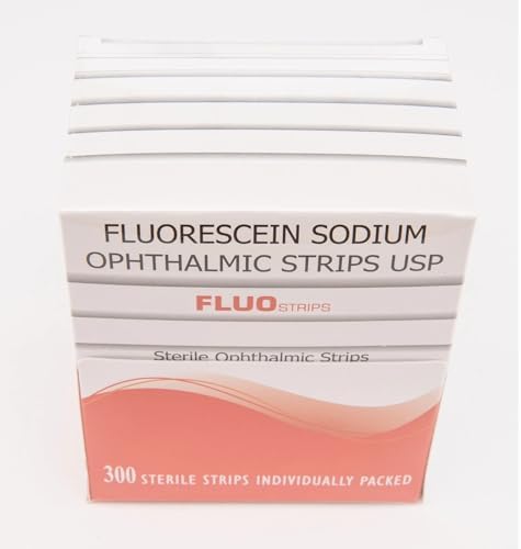 Diagnostic Ophthalmic Fluo Touch Strips - 300 Strips