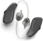 Resound Compatible Hearing Aid Domes Smoky Power Dome Ear Tips Replacement (Medium 20pcs Pack)