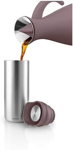 EVA SOLO | Urban to Go Cup 0.35 L Vintage Brown | Double-Walled Thermo Cup with Vacuum Insulation | Dishwasher-Safe Cup with Practical Easy Grab Strap & Click Lid | Vintage Brown