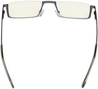 CessBlu Blue Light Filter Glasses Men Women Reading Computer Half-rim Reader Eyeglasses