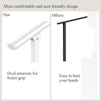 Handrails for Outdoor Steps & Indoor Stair Railing Kit, 1-2 Steps Safety Hand Rail for Porch & Deck