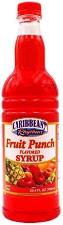 CARIBBEAN RHYTHMS Fruit Punch Syrup, 25.4 Oz