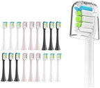 Compatible for Xiaomi SOOCAS Brush Head X3 X5 X3U X1 V1 V2 SOOCARE Replacement Head Bristle Sonic Electric Nozzles with Anti-dust Cap Clean(5pcs White)