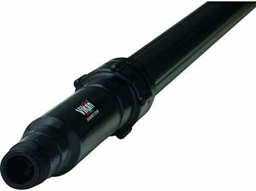 Vikan 297352 63"- 109" Waterfed Telescopic Handle w/Barbed Fitting, Transport Line