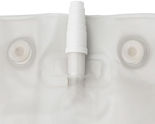 Hollister 9814 Urinary Leg Bag, Pack of 10, 18 oz (540 mL) – Sterile – Convenient Drain with Easy-to-Operate Drain Valve