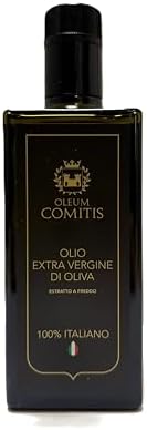 Oleum Comitis - Extra Virgin Olive Oil 100% Italian Cold Pressed - Premium Line - 6 x 500 ml (16.9 fl oz) Bottles