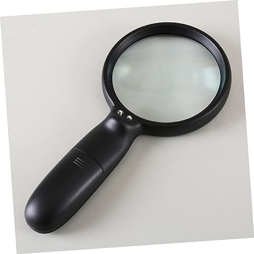 FOMIYES Handheld Magnifying Glass Led Lights Magnification Large Magnifier for Seniors Reading Jewelry Repair