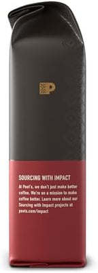 Peet's Coffee, Dark Roast Whole Bean Coffee, 100% Arabica Coffee - Major Dickason's Blend 18 Ounce Bag