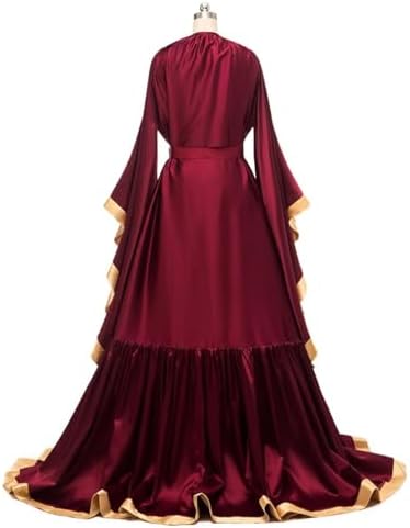 yinyyinhs Bridal Robe Long Silk Satin Bridesmaid Wedding Robes Nightgown Bathrobe Sleepwear Maternity Photoshoot Dress