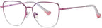 Oversized Anti UV Presbyopic Glasses Computer Readers Designer Reading Glasses Blue Light Blocking Flat Light Mirror