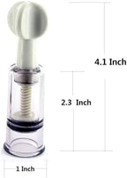 Body Vacuum Suction Cup Breastfeeding Mother and Women for Nipple Flat Shy and Inverted Nipplesuckers Cups (4.1X1.1 Inch, 3, Count)