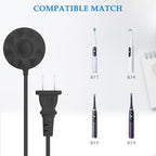 Charger for Oral-B iO Series 7 8 9 Electric Toothbrush, Compatible with Braun Oral B iO Series 7 Series 8 Series 9 Magnetic Charging Base Power Supply Replacement Model 3768 Power Adapter Cord (Black)