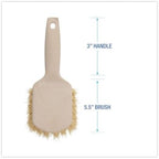 Boardwalk 4220 Tampico Bristle Utility Brush, Plastic, 20", Tan Handle