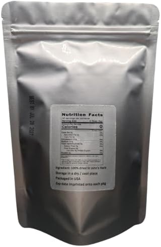 St. John's Wort C/S - Dried Hypericum perforatum Loose Tea from 100% Nature (1 oz)