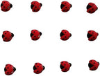 EPHVODI Ladybugs Cakes Decorations Edible Ladybug Shaped Hard Sugar Icing Decorations Cupcake Toppers for Baking Cookie Ice Cream Candy Decoration