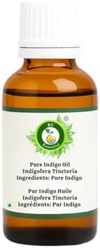 R V Essential Pure Indigo Oil 50ml (1.69oz)- Indigofera Tinctoria (100% Pure and Natural)