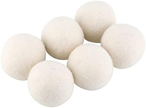 Alvinlite Wool Dryer Balls, Reusable Natural Wool Laundry Fabric Softener Ball Dryer Sheets Alternative Laundry Replacement