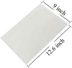 Transparent Edible Rice Paper Wrappers, 50 Count - Use for Candy, Chocolate, Nougat, & More - 9"x12.6" Sheets of Edible Wafer Paper - Perfect for Homemade Treats & Food Packaging.