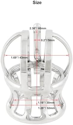 Ternence Male Chastity Device Stainless Steel Penis Piercing PA Puncture Lock Adult Penis Lock Cock Cage Ring YJ-001