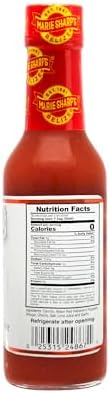 Marie Sharp's Hot Habanero Pepper Sauce, 5 oz – Authentic Belizean Hot Sauce with Fresh Red Habanero Peppers (Pack of 6)