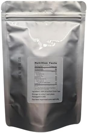 Red Clover Tops - Trifolium pratense Dried Whole Leaf/Flower by Nature Tea (1 oz)