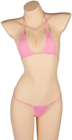 LinvMe Women's Extreme Sexy Hot Silk Micro Bikinis Set Mini Thong Swimwear