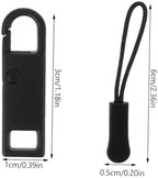 Gatuida 1Set Zipper Pull Replacement for Bags Backpacks and Coats Easy Installation Detachable Design for Zipper Head and Daily Use