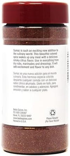 Badia Sumac Spice, 4.75 oz - Ground Sumac Seasoning, Tangy Citrus, Authentic Flavor, Gluten Free, Kosher