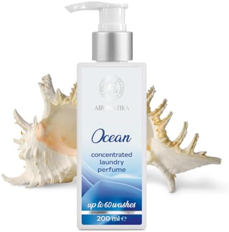 Concentrated Laundry Perfume Ocean 200ml - Laundry Scent Booster - Liquid Perfume Laundry - Linen Freshener - Cotton Perfume - Washing Fragrance - Fresh and Long Lasting Scent