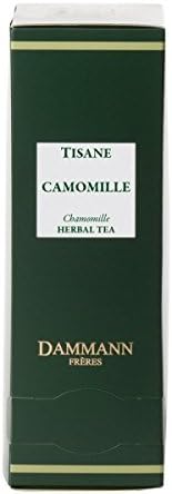 Dammann Frères - Herbal Tea Chamomile - 2 x boxes of 24 enveloped Cristal sachets (48 count / tea bags)