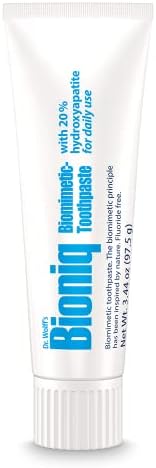 Bioniq Classic - 20% Hydroxyapatite Toothpaste, bioHAP and Fluoride Free for Daily Use, Clinically Tested - Our Expert Enamel Care, Mint Flavor - 1 x 3.44 Oz