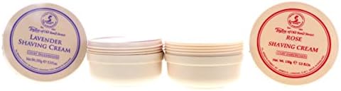 Taylor of Old Bond Street Shave Cream - 2 Pack 5.3 0z Each Choose Your Scents! (Rose and Lavender)