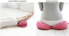 Dual Comfort Cushion Lift Hips Up Seat Cushion, Beautiful Buttocks Latex Cushion Orthopedic Posture Correction Cushion for Relief Sciatica Tailbone Hip Pain Fits in Car, Home Office