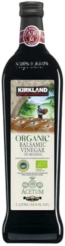 Kirkland Signature Organic Balsamic Vinegar, 1 Liter (33.81 Fluid Ounce)