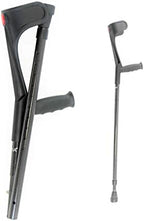 KMINA Foldable Forearm Crutch of Carbon Fiber (x1 Unit), Open Cuff, Lightweight, Folding Crutches, PRO Model, Made in Europe