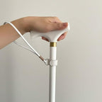Genuine Leather Cane Wrist Strap – Adjustable Hook-and-Loop Attachment, Fits Most Standard Walking Canes.