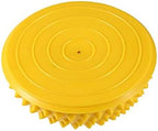 ANGGREK Half Round PVC Massage Ball Balance & Dome Yoga Balls Fitness Exercise Gym Massager Body Rolling Pods Spiky 5 Colors (Yellow)