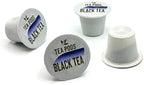 Black tea pods compatible with Nespresso OriginalLine, single serve ceylon tea capsules for coffee brewing machines - 18 tea capsules