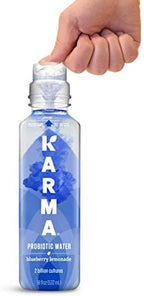 Karma Probiotic Water - 12 Pack, Blueberry Lemonade Drink - Immune & Gut Health Support