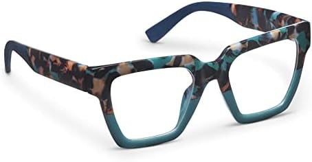 Oprah's Favorite Things Take a Bow Oversized Square Blue Light Blocking Reading Glasses