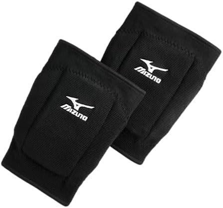 Mizuno T10 Plus Kneepad, ADULT Volleyball Kneepad, Black, One Size