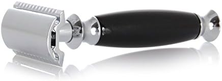 GOLDDACHS Razor, Safety Razor, Black/Silver